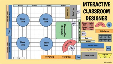 interactive classroom layout maker teach starter