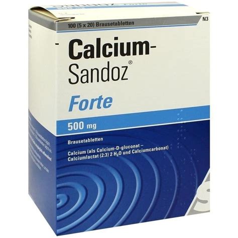 Calcium Sandoz Forte 5x20st Günstig Kaufen Im