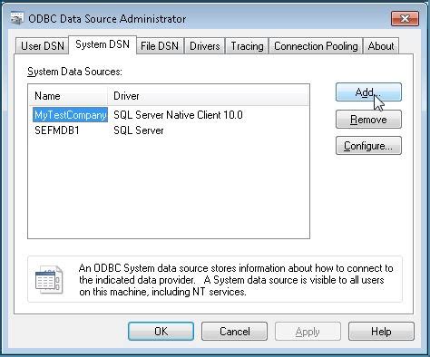 odbc data source administrator windows   bit