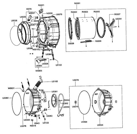 drum assy diagram parts list  model wfansxax samsung parts washer parts searspartsdirect