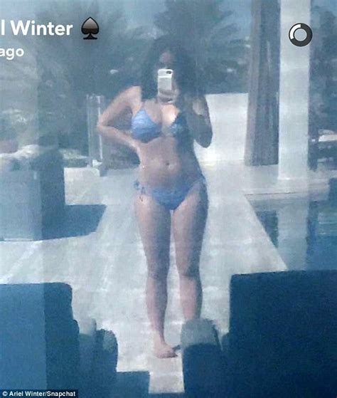 ariel winter shares sexy bikini pics while vacationing in