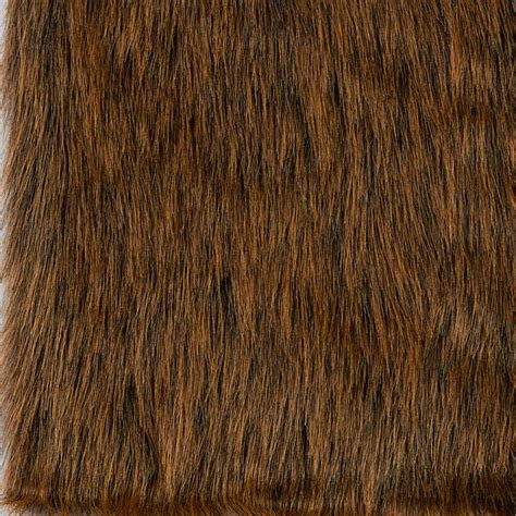 dark brown faux fur doll hair doll supplies craft supplies