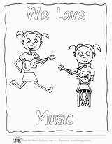 Coloring Music Pages Printable Worksheets Notes Sheets Guitar Cartoon Cool Electric Library Clipart Guitars Popular Coloringhome Collection Comments sketch template