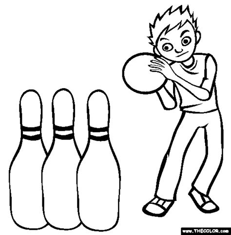bowling coloring page  bowling  coloring coloring pages