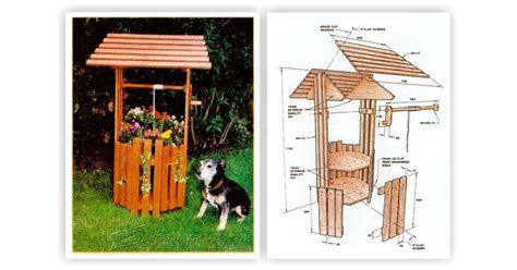 wishing  planter plans woodarchivist