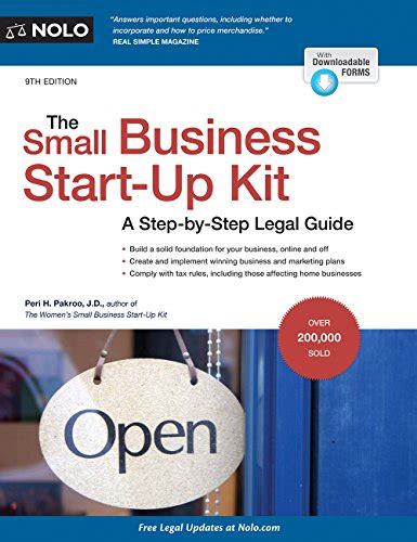 small business start  kit   step  step legal guide