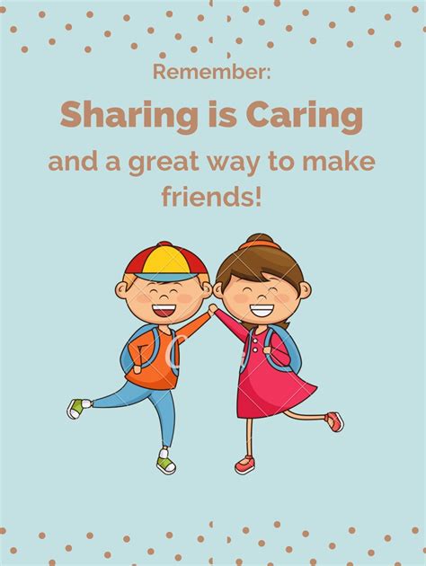 sharing  caring iconquerkids
