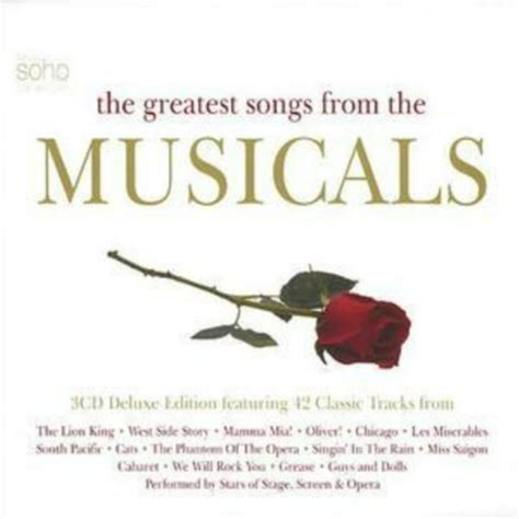 Greatest Songs From The Musicals Cd