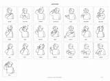 Gebaren Gebarentaal Leren Kinderen Talen Woorden Picto Aum sketch template