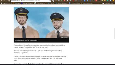kazakhstan s naked flight attendants ad youtube