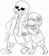 Frisk Undertale sketch template