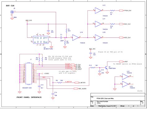 kjca  fpga sdr hf transceiver part  schematics main board