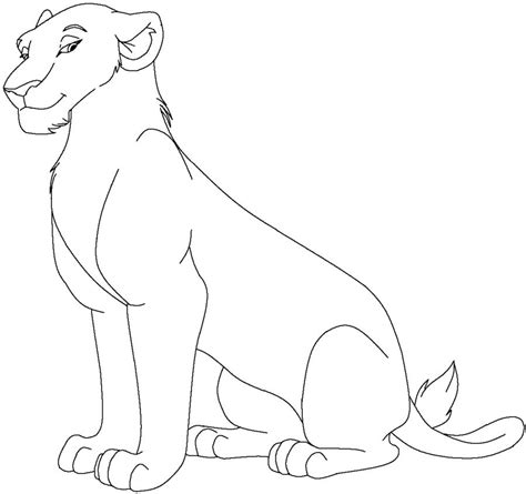 lioness coloring pages coloring home