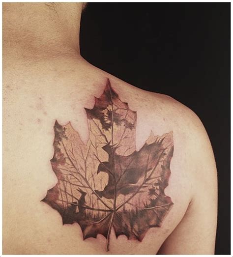 lovely leaf tattoo designs    meaning