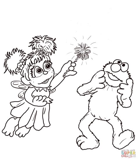sesame street abby cadabby coloring pages coloring pages