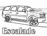 Cadillac Coloring Pages Getcolorings sketch template