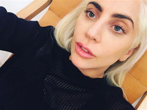 lady gaga just dyed her platinum blonde hair a gorgeous chocolate shade