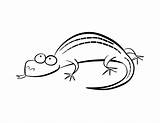 Lizard Gecko Ausmalbilder Sheets Eidechse Q1 Ausmalbild ähnliche Coloringfolder sketch template