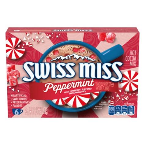 Swiss Miss® Peppermint Hot Cocoa Mix 6 Ct King Soopers