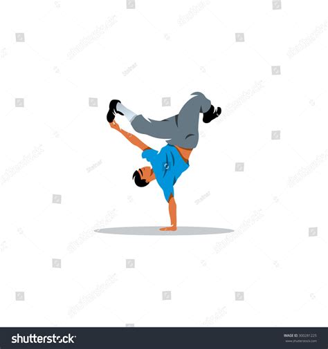 hip hop acrobatic break dancer stock illustration  shutterstock