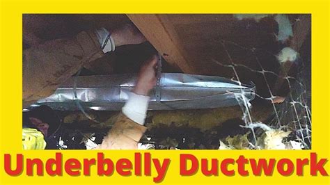 fasten metal ductwork   mobile home youtube