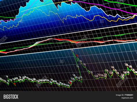 financial chart  image photo  trial bigstock