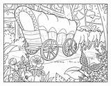 Coloring Wagon sketch template