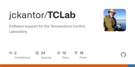 github jckantortclab software support   temperature control laboratory