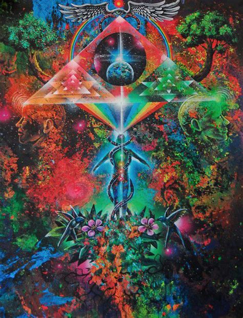 Trippy Rainbow Lsd Shrooms Acid Psychedelic Trip Universe