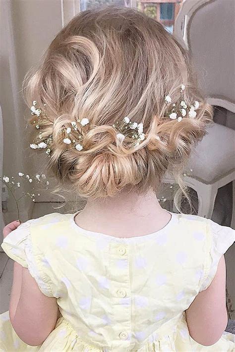 33 cute flower girl hairstyles 2020 update wedding forward flower