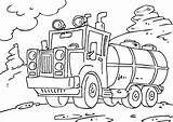 Coloring Tank Truck sketch template