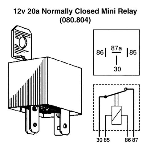 closed relay diagram