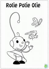 Olie Rolie Polie Rolly Bug Polly Colouring sketch template