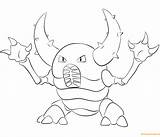 Coloring Pokemon Pinsir Pages Printable Color Zubat Kabuto Online Tauros Print Supercoloring Getcolorings Choose Board Popular Coloringpagesonly Categories sketch template