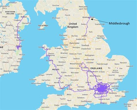 uk map richard walks london