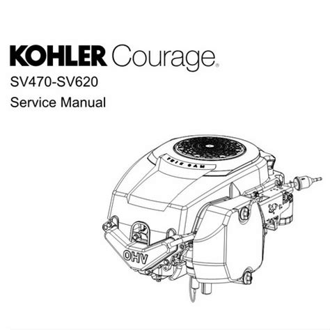 kohler courage sv sv engines repair service manual payhip