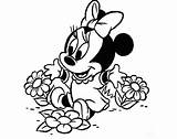 Coloring Minnie Mouse Baby Pages Popular sketch template