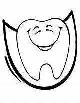Dente Sorriso Dentes Bluegrass Tudodesenhos Cliparts Hygiene Dentist Coloringhome Odontologia sketch template