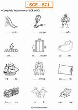 Sce Didattiche Parole Elementare Stampare Lettura Pianetabambini Spagnolo Classe Sciu Scia Scio Attività Ortografia Esercizi Suoni Sillabe Verifica Lettera Istruzione sketch template