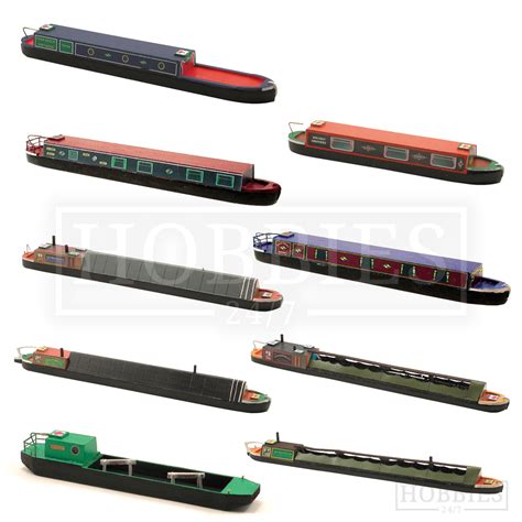 craftline canal narrow boats models  scale oo gauge coal tug