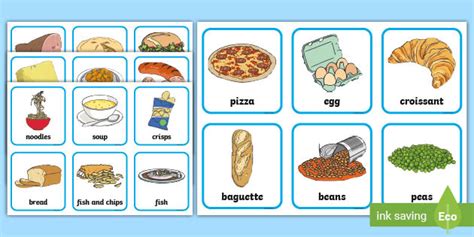 Catering Clipart Pictures Food Word And Picture Cards