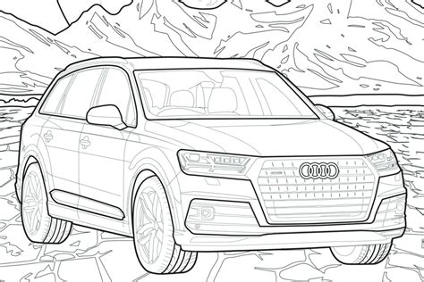 isolate  home    audi coloring book carbuzz