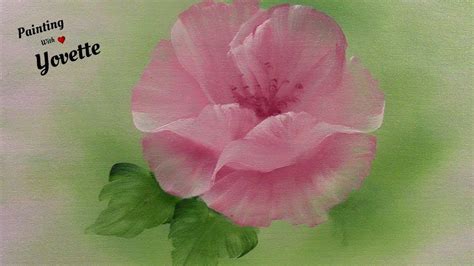 Let S Paint A Basic Pink Flower Oil Youtube Simple