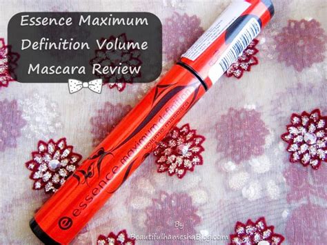Essence Maximum Definition Volume Mascara Review