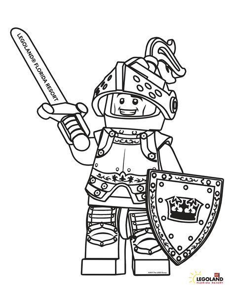 printable knight boat coloring page