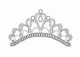 Tiara Krone Malvorlage Prinzessin Crowns Bubakids 4kids sketch template