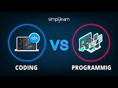 coding  programming    difference  coding