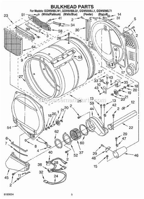 kenmore  series dryer parts diagram food ideas