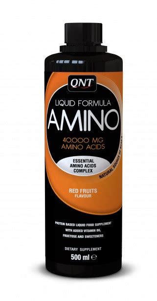Qnt Liquid Formula Amino Red Fruits 500 Ml Bodybuilding And