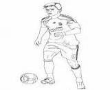 Coloring Pages Soccer Madrid Real Printable Info Xabi Rodrigez James Football sketch template